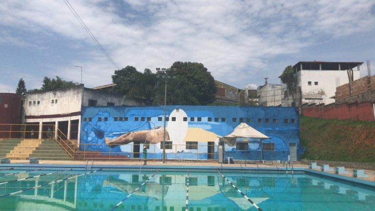 Arte urbana colore paisagem do Ceci