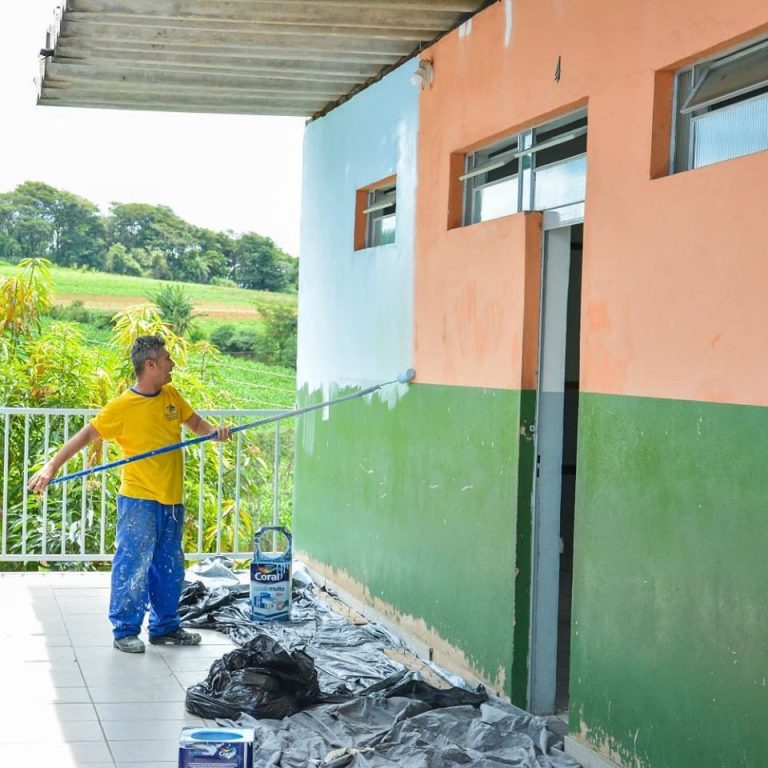 Escola Maria José Andrade Henriques passa por revitalização. Foto: Divulgação/PSJB