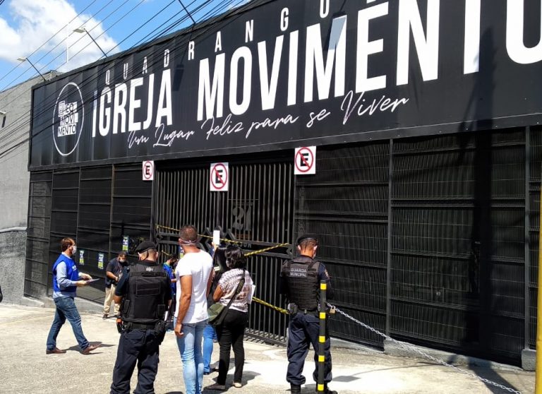 Coronavírus: em Betim, igrejas Quadrangular são interditadas após cultos com multidão