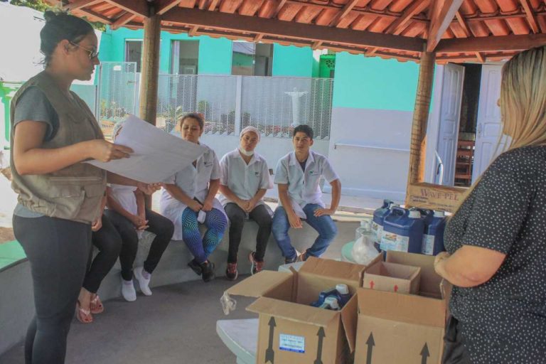 Saúde de Igarapé intensifica ações em abrigo e asilo em prevenção ao coronavírus