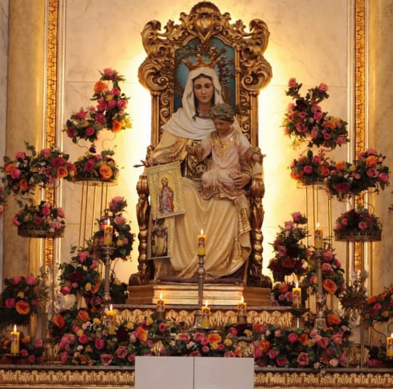 Festa de Nossa Senhora do Carmo, padroeira de Betim, fará arrecadação de alimentos para famílias carentes