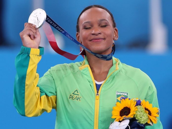 Rebeca Andrade conquista a prata nas Olimpíadas- Foto: Ricardo Bufolin