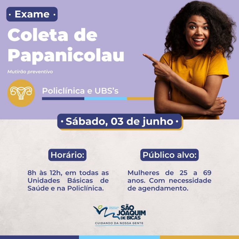 Mutirão de Papanicolau em São Joaquim de Bicas: Cuidando da saúde feminina e prevenindo o câncer de colo de útero