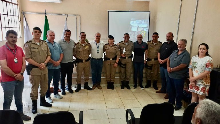 Igarapé: Polícia Militar realiza palestra sobre sistema tecnológico de segurança