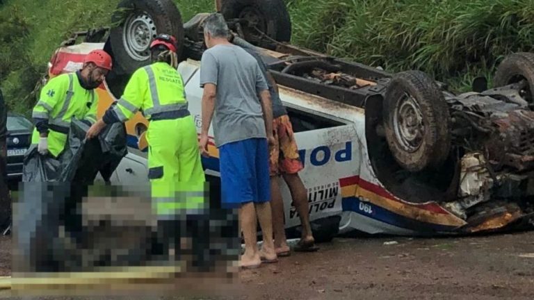 Tenente da PM morre em acidente na Rodovia Fernão Dias