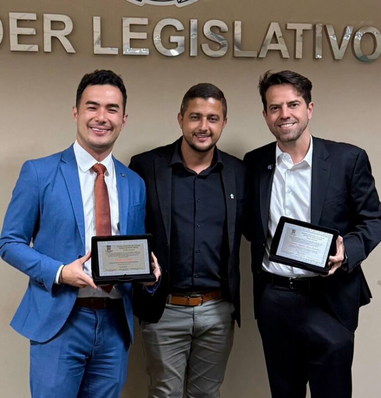 Guto Resende e Pedro Aihara recebem Título de Cidadão Honorário de Igarapé