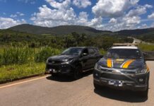 PRF recupera Hilux furtada em Igarapé durante abordagem na BR-262