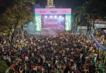 Primeira Marcha para Jesus lota praça e reúne fiéis em Igarapé
