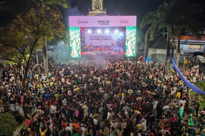 Registros em fotografias da Marcha para Jesus- Evento realizado no último sábado!